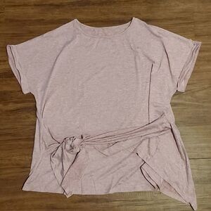 4/$25 Unbranded top tie front size 2XL red